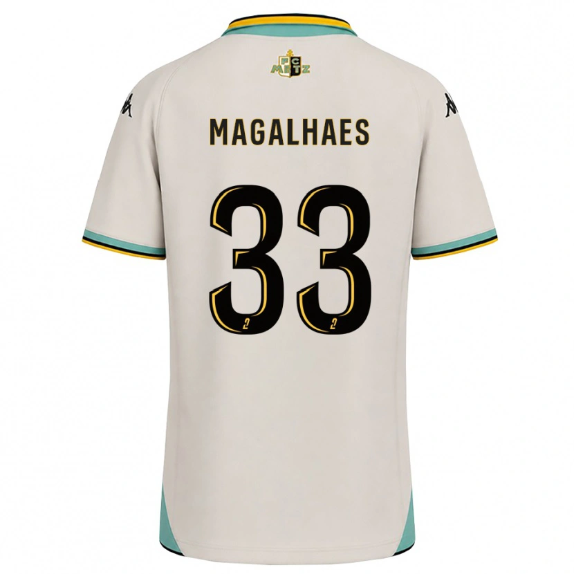 Danxen Heren Manon Magalhaes #33 Bloemenwit Zwart Uitshirt Uittenue 2026/27 T-Shirt