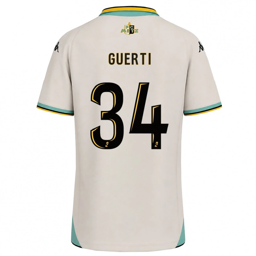 Danxen Heren Ismaël Guerti #34 Bloemenwit Zwart Uitshirt Uittenue 2026/27 T-Shirt