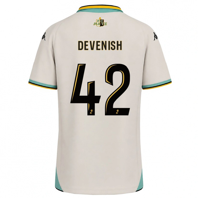 Danxen Heren Cristian Devenish #42 Bloemenwit Zwart Uitshirt Uittenue 2026/27 T-Shirt