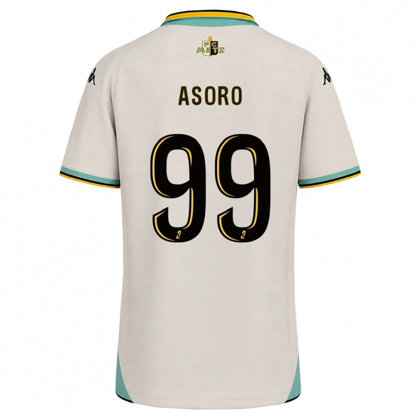 Danxen Heren Joel Asoro #99 Bloemenwit Zwart Uitshirt Uittenue 2026/27 T-Shirt