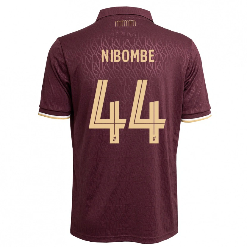 Danxen Heren Samuel Nibombe #44 Maroon Zandbruin Uitshirt Uittenue 2026/27 T-Shirt