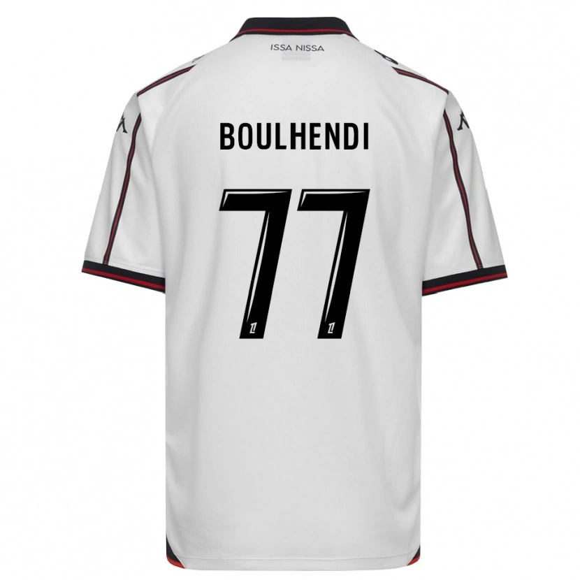 Danxen Heren Teddy Boulhendi #77 Zwart Wit Uitshirt Uittenue 2026/27 T-Shirt