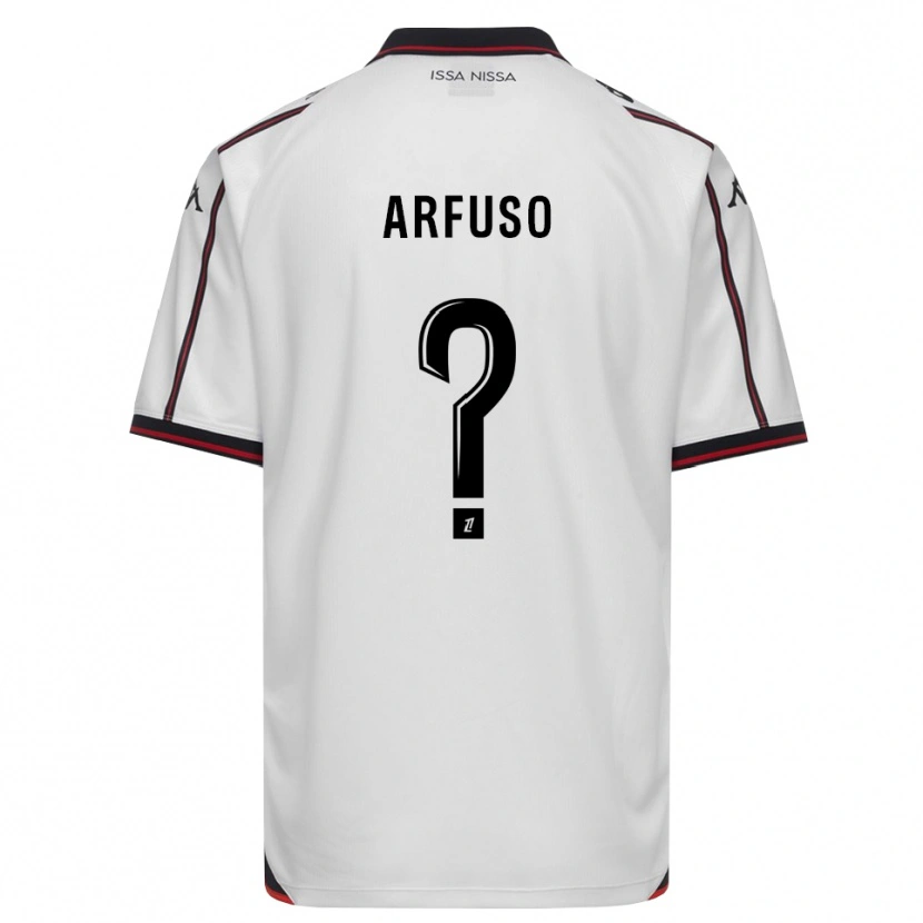 Danxen Heren Vincenzo Arfuso #0 Zwart Wit Uitshirt Uittenue 2026/27 T-Shirt