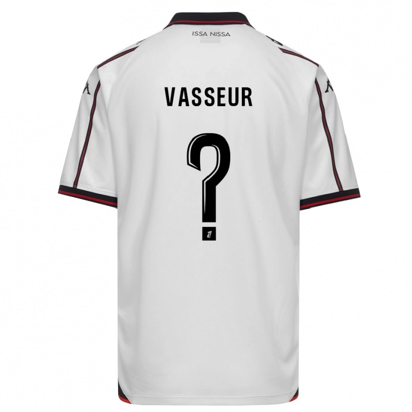 Danxen Heren Esteban Vasseur #0 Zwart Wit Uitshirt Uittenue 2026/27 T-Shirt
