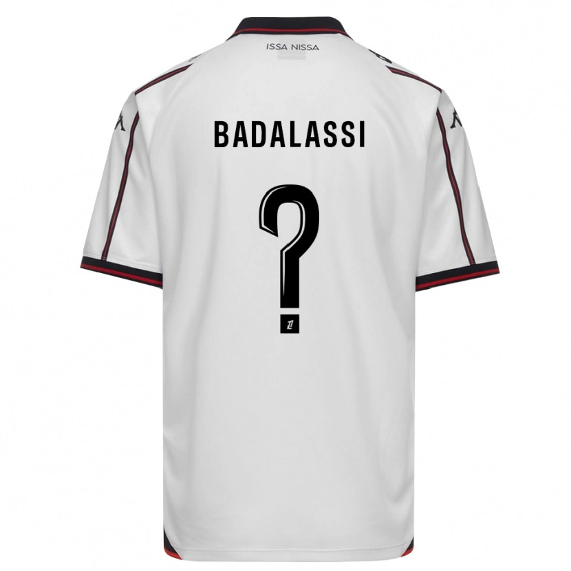 Danxen Heren Tiziano Badalassi #0 Zwart Wit Uitshirt Uittenue 2026/27 T-Shirt