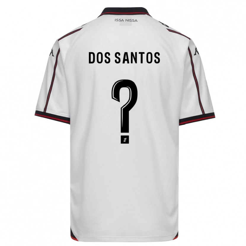 Danxen Heren Jeyzi Dos Santos #0 Zwart Wit Uitshirt Uittenue 2026/27 T-Shirt