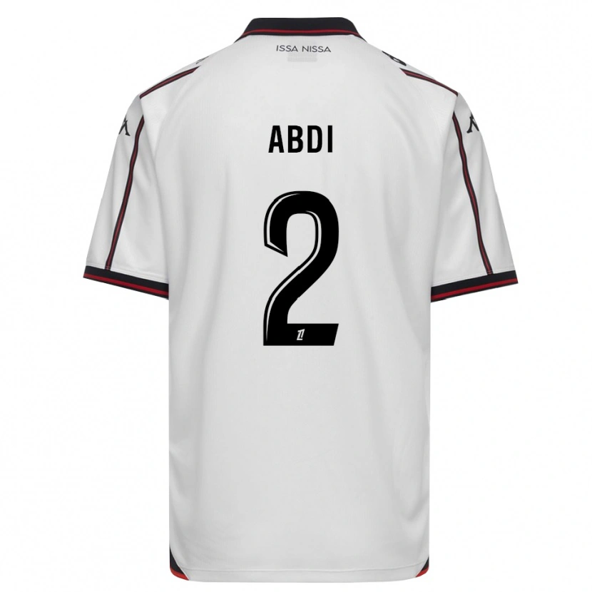 Danxen Heren Ali Abdi #2 Zwart Wit Uitshirt Uittenue 2026/27 T-Shirt