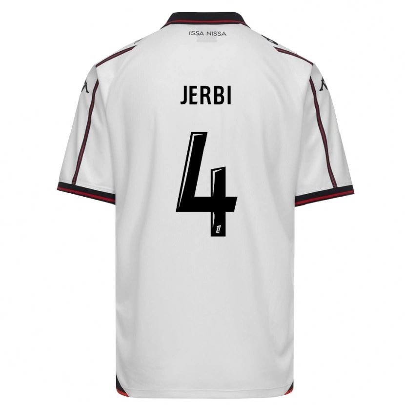 Danxen Heren Rayan Jerbi #4 Zwart Wit Uitshirt Uittenue 2026/27 T-Shirt