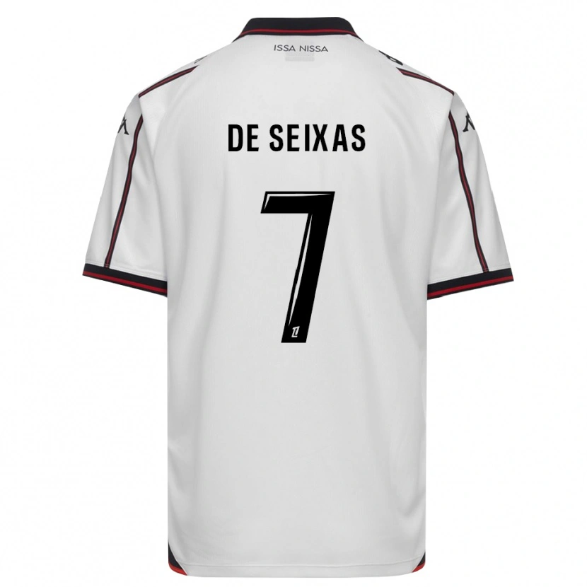 Danxen Heren Morgane De Seixas #7 Zwart Wit Uitshirt Uittenue 2026/27 T-Shirt