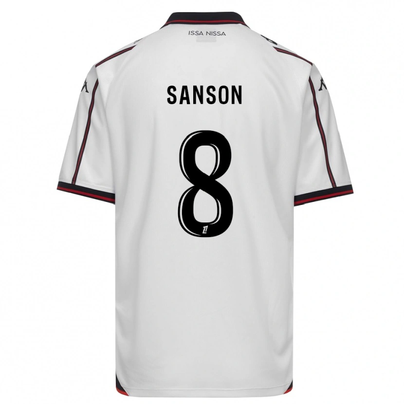 Danxen Heren Morgan Sanson #8 Zwart Wit Uitshirt Uittenue 2026/27 T-Shirt