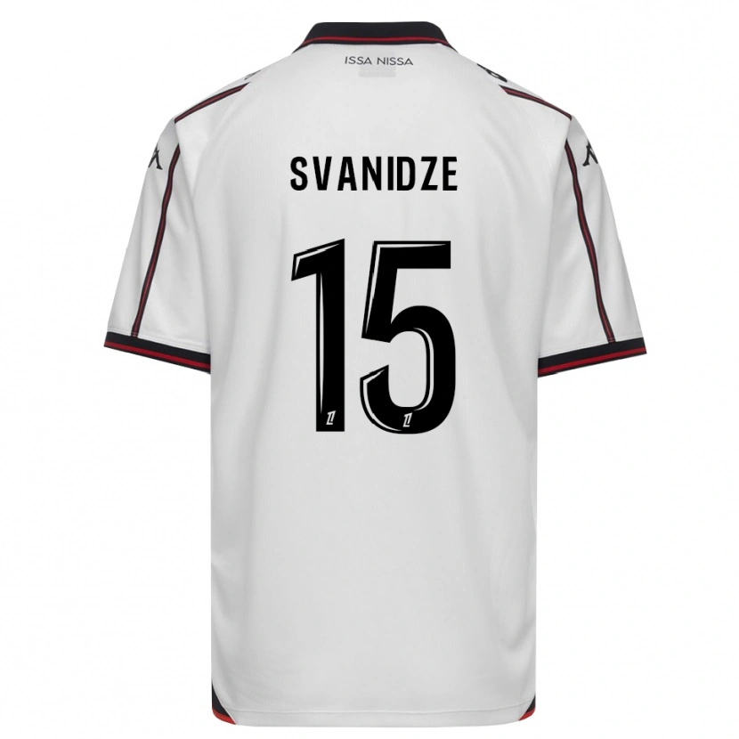 Danxen Heren Andria Svanidze #15 Zwart Wit Uitshirt Uittenue 2026/27 T-Shirt