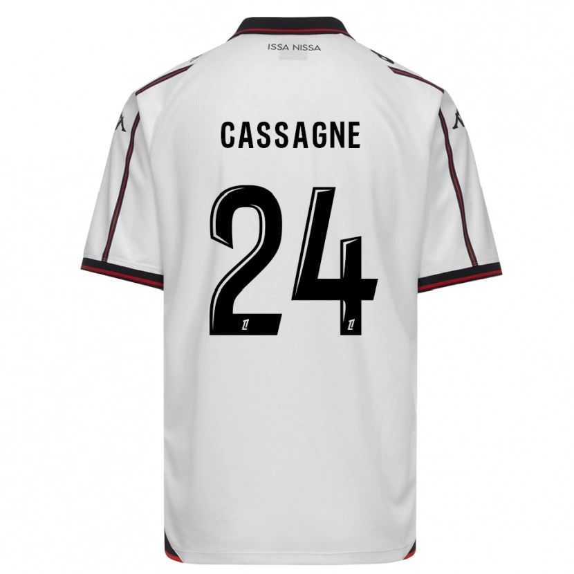 Danxen Heren Léa Cassagne #24 Zwart Wit Uitshirt Uittenue 2026/27 T-Shirt