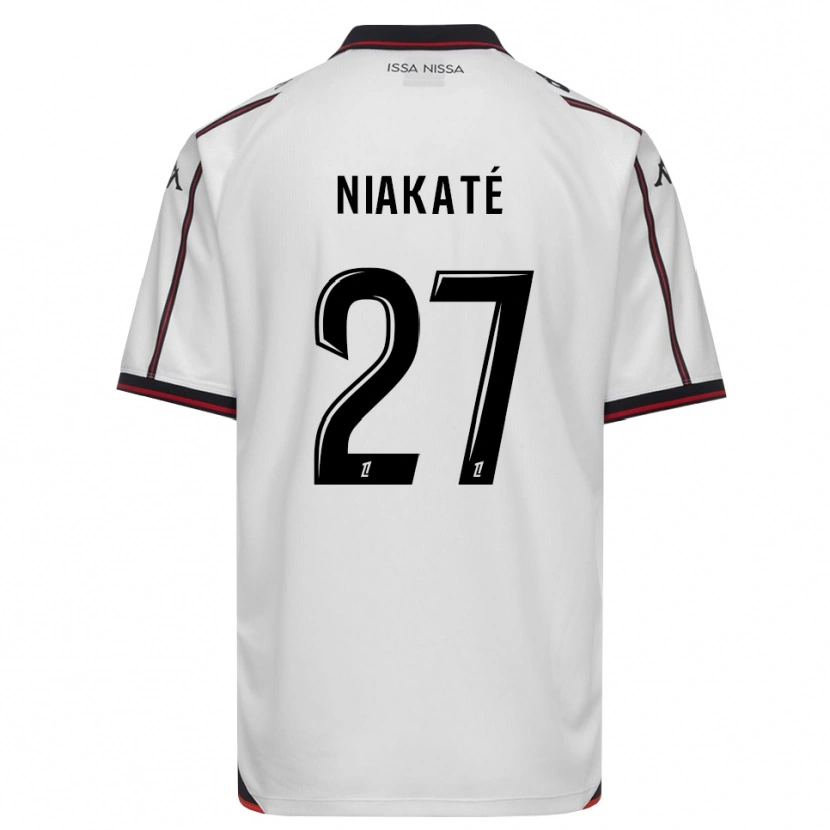 Danxen Heren Yakaré Niakaté #27 Zwart Wit Uitshirt Uittenue 2026/27 T-Shirt