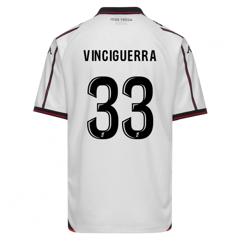 Danxen Heren Pauline Vinciguerra #33 Zwart Wit Uitshirt Uittenue 2026/27 T-Shirt