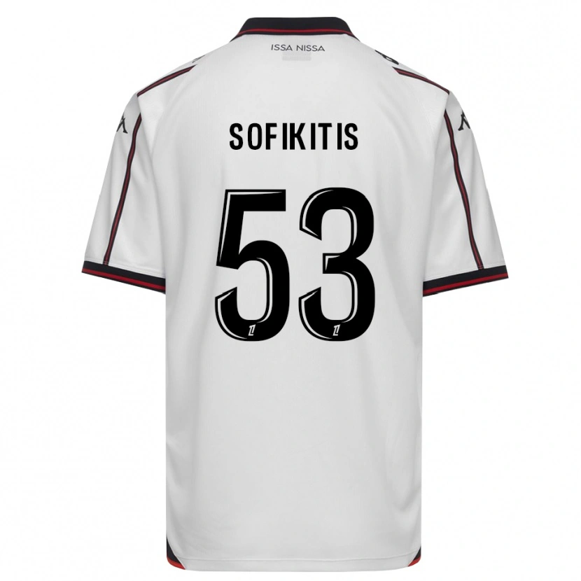 Danxen Heren Yanis Sofikitis #53 Zwart Wit Uitshirt Uittenue 2026/27 T-Shirt