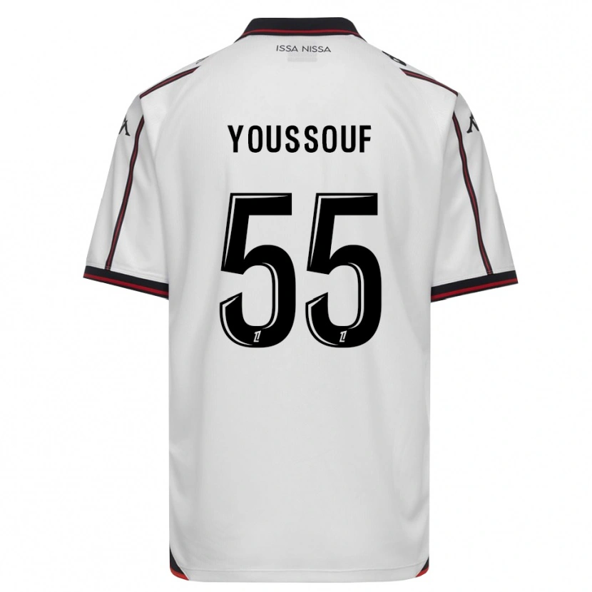 Danxen Heren Youssouf Ndayishimiye #55 Zwart Wit Uitshirt Uittenue 2026/27 T-Shirt