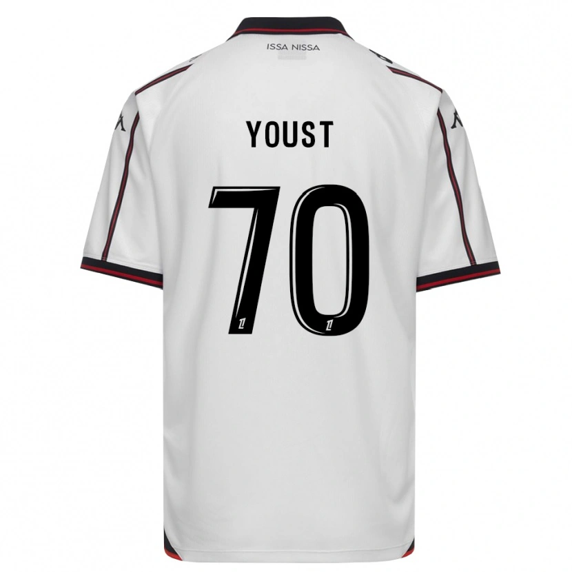 Danxen Heren Matys Youst #70 Zwart Wit Uitshirt Uittenue 2026/27 T-Shirt