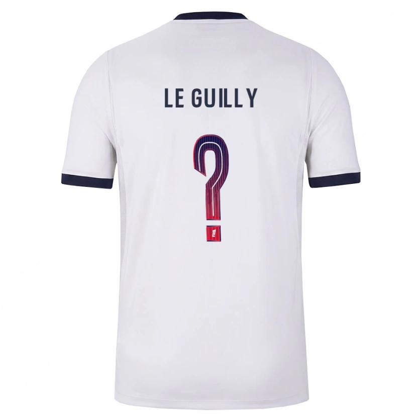 Danxen Heren Eden Le Guilly #0 Wit Zwart Rood Uitshirt Uittenue 2026/27 T-Shirt