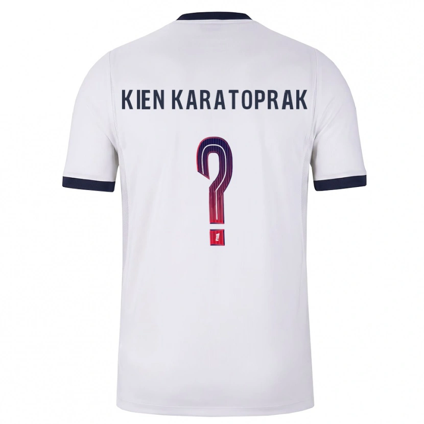 Danxen Heren Kenan Kien Karatoprak #0 Wit Zwart Rood Uitshirt Uittenue 2026/27 T-Shirt