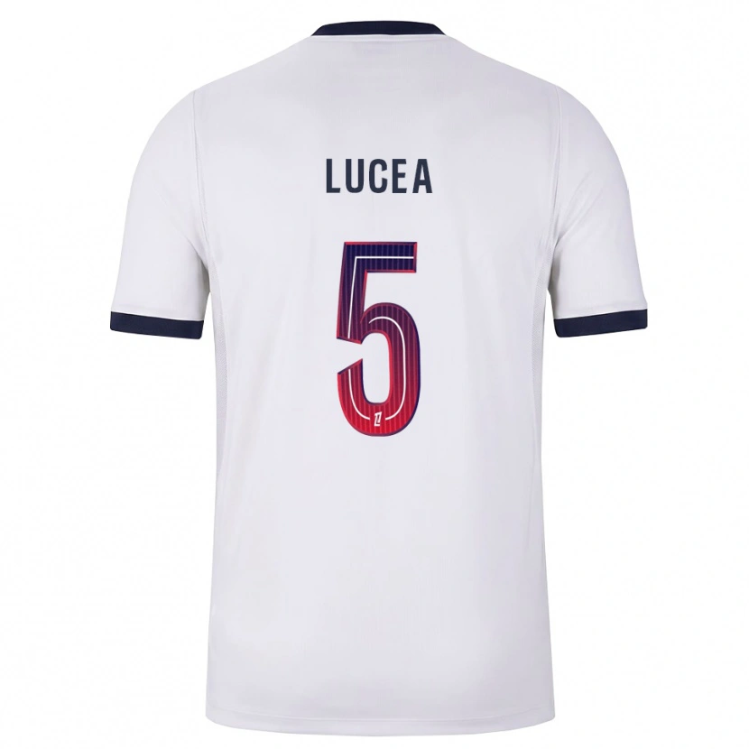 Danxen Heren Dimitri Lucea #5 Wit Zwart Rood Uitshirt Uittenue 2026/27 T-Shirt