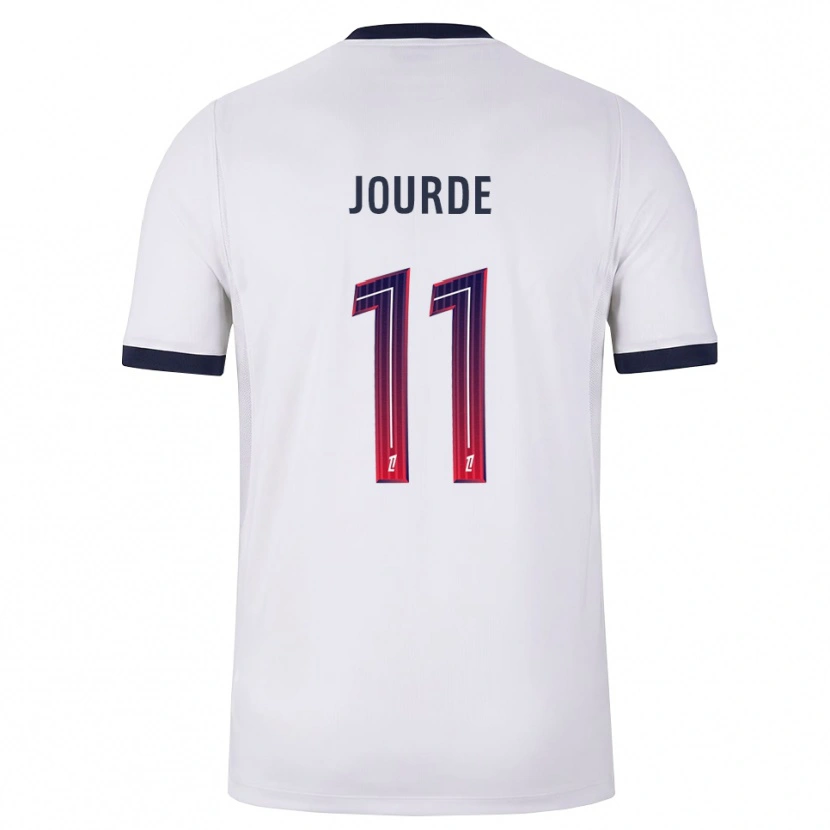 Danxen Heren Florianne Jourde #11 Wit Zwart Rood Uitshirt Uittenue 2026/27 T-Shirt