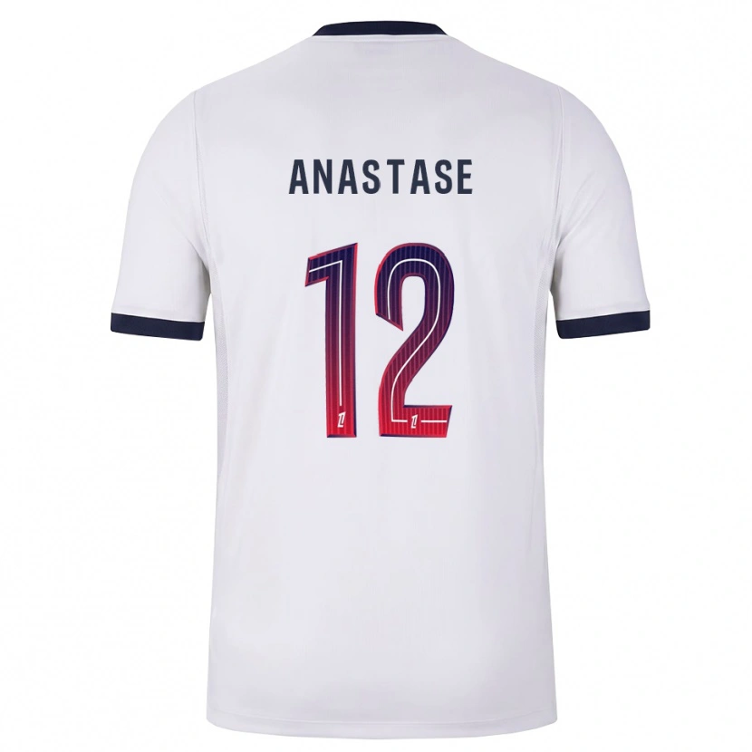 Danxen Heren Kenji Anastase #12 Wit Zwart Rood Uitshirt Uittenue 2026/27 T-Shirt