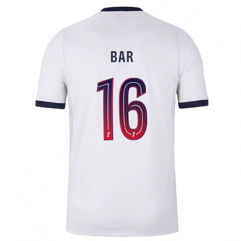 Danxen Heren Arthur Bar #16 Wit Zwart Rood Uitshirt Uittenue 2026/27 T-Shirt