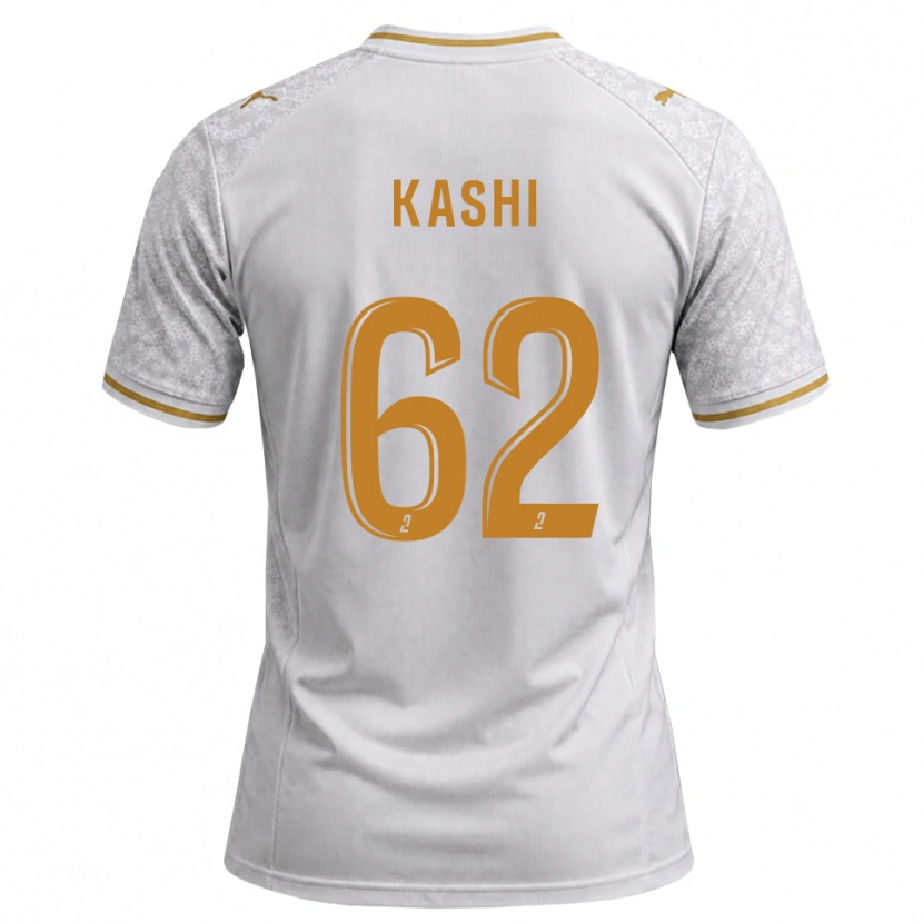 Danxen Heren Amine Kashi #62 Wit Grijs Goudenrood Uitshirt Uittenue 2026/27 T-Shirt