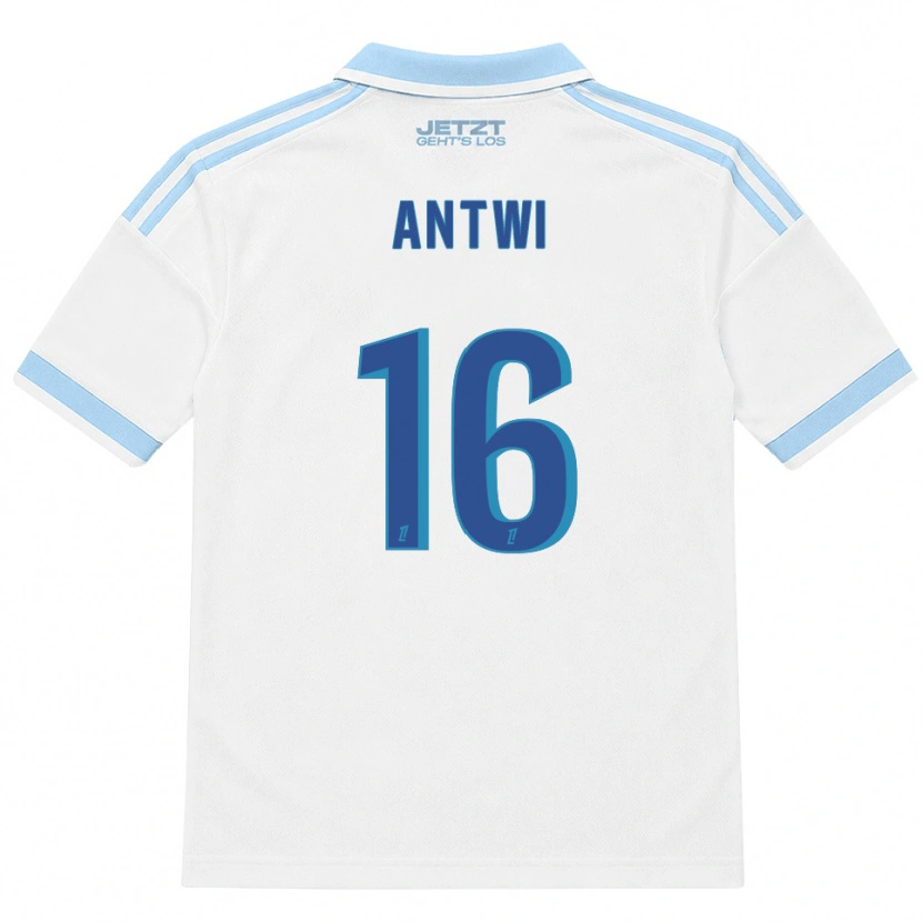Danxen Heren Genesis Antwi #16 Licht Hemelsblauw Wit Rood Uitshirt Uittenue 2026/27 T-Shirt
