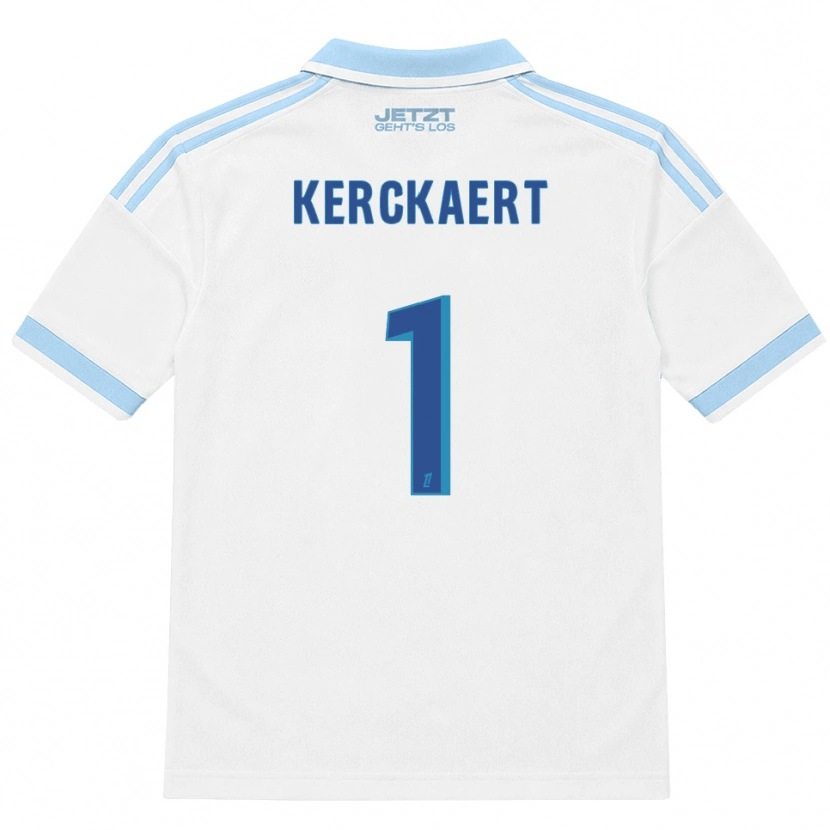 Danxen Heren Gabriel Kerckaert #1 Licht Hemelsblauw Wit Rood Uitshirt Uittenue 2026/27 T-Shirt