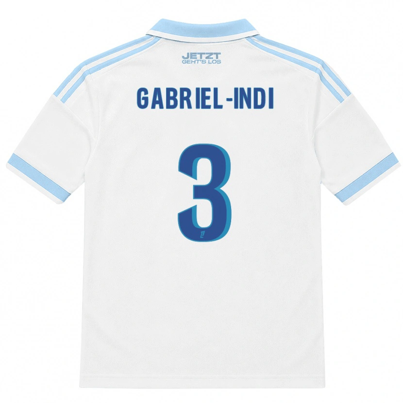 Danxen Heren Amizade Gabriel-Indi #3 Licht Hemelsblauw Wit Rood Uitshirt Uittenue 2026/27 T-Shirt