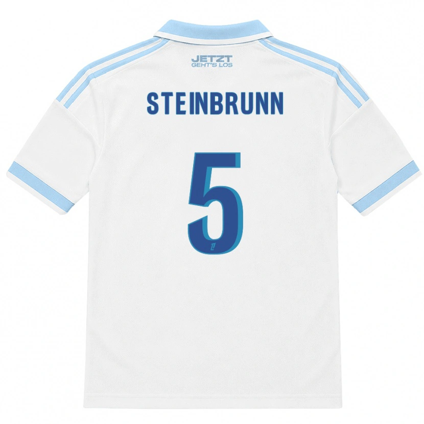 Danxen Heren Théo Steinbrunn #5 Licht Hemelsblauw Wit Rood Uitshirt Uittenue 2026/27 T-Shirt