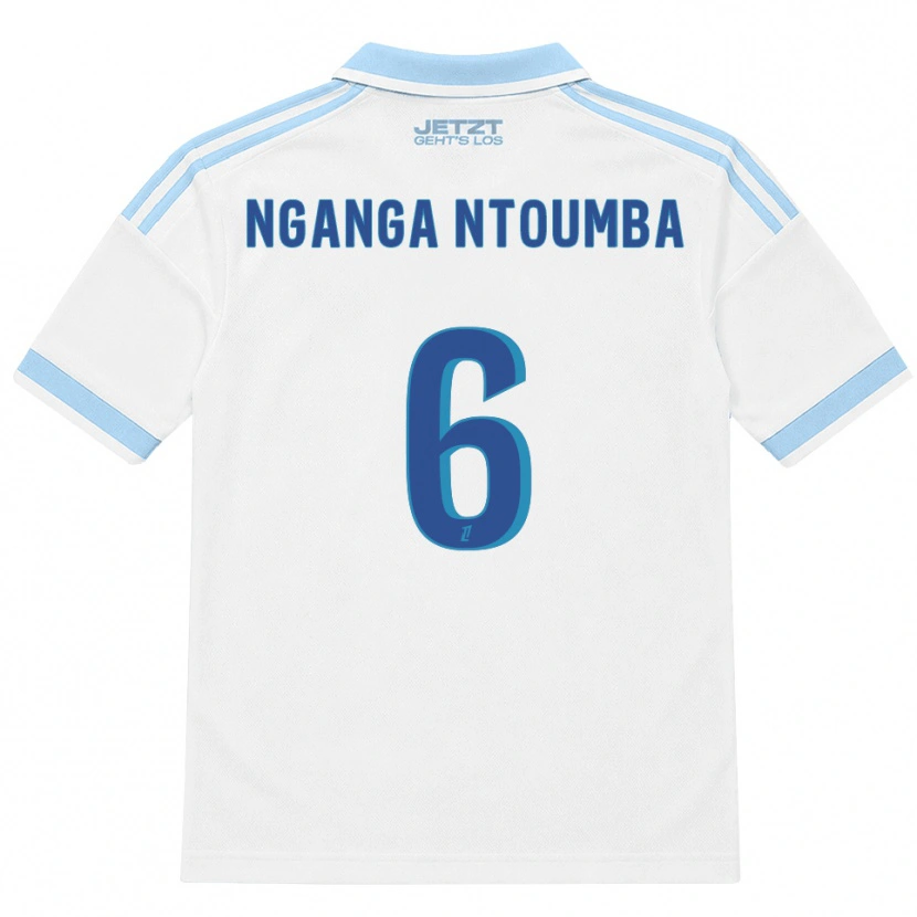 Danxen Heren Monfils Nganga Ntoumba #6 Licht Hemelsblauw Wit Rood Uitshirt Uittenue 2026/27 T-Shirt