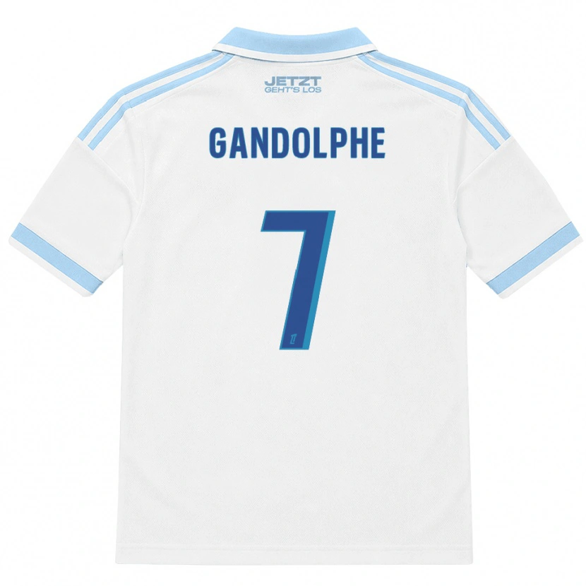 Danxen Heren Adrien Gandolphe #7 Licht Hemelsblauw Wit Rood Uitshirt Uittenue 2026/27 T-Shirt