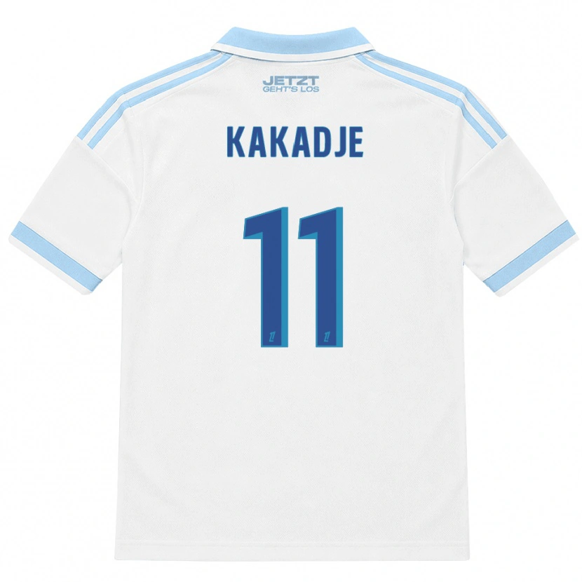 Danxen Heren Dan-Marcel Kakadje #11 Licht Hemelsblauw Wit Rood Uitshirt Uittenue 2026/27 T-Shirt