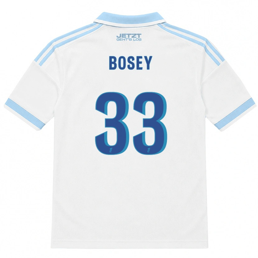 Danxen Heren Jean-Baptiste Bosey #33 Licht Hemelsblauw Wit Rood Uitshirt Uittenue 2026/27 T-Shirt