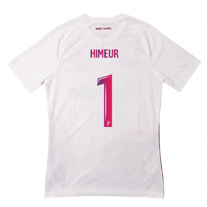 Danxen Heren Thomas Himeur #1 Wit Roze Paars Uitshirt Uittenue 2026/27 T-Shirt