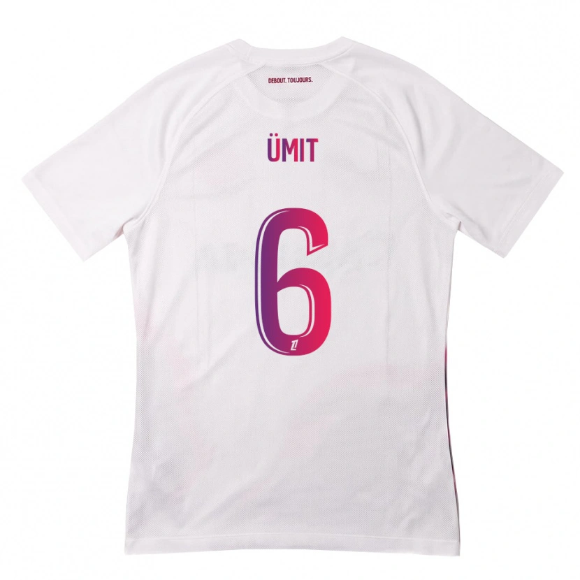 Danxen Heren Ümit Akdağ #6 Wit Roze Paars Uitshirt Uittenue 2026/27 T-Shirt
