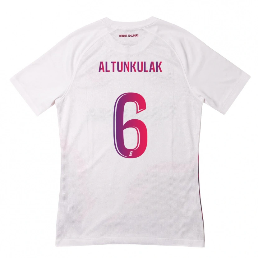 Danxen Heren Selen Altunkulak #6 Wit Roze Paars Uitshirt Uittenue 2026/27 T-Shirt