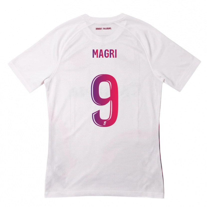 Danxen Heren Frank Magri #9 Wit Roze Paars Uitshirt Uittenue 2026/27 T-Shirt