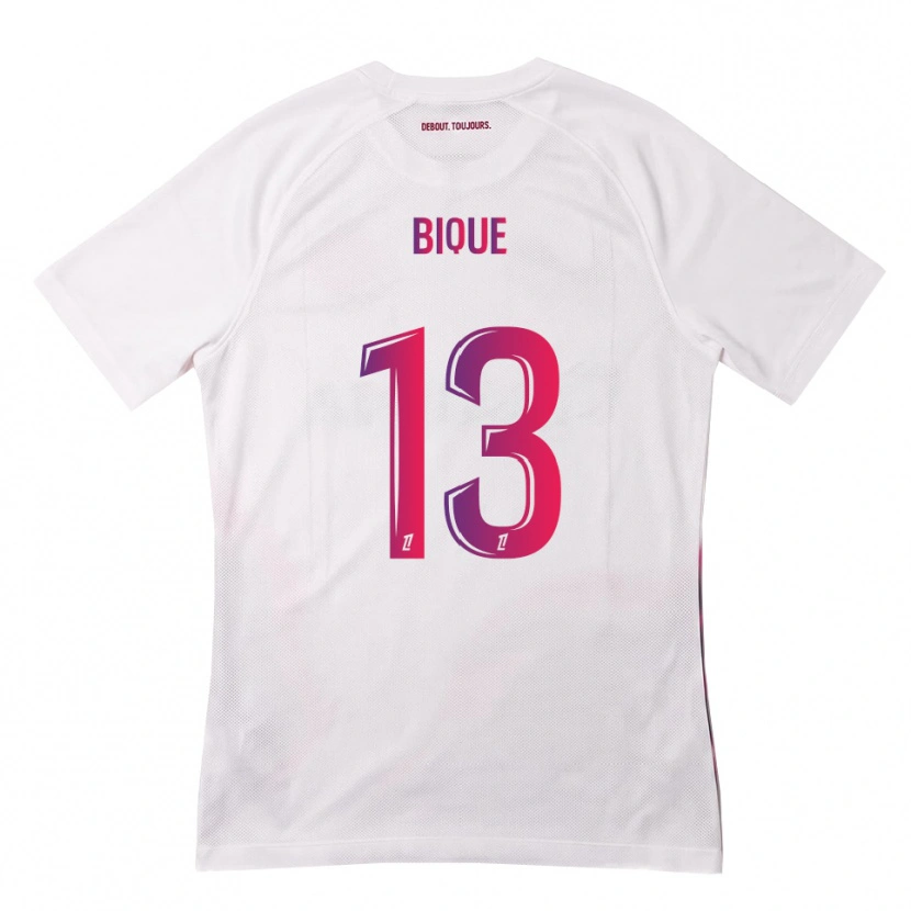 Danxen Heren Darren Bique #13 Wit Roze Paars Uitshirt Uittenue 2026/27 T-Shirt