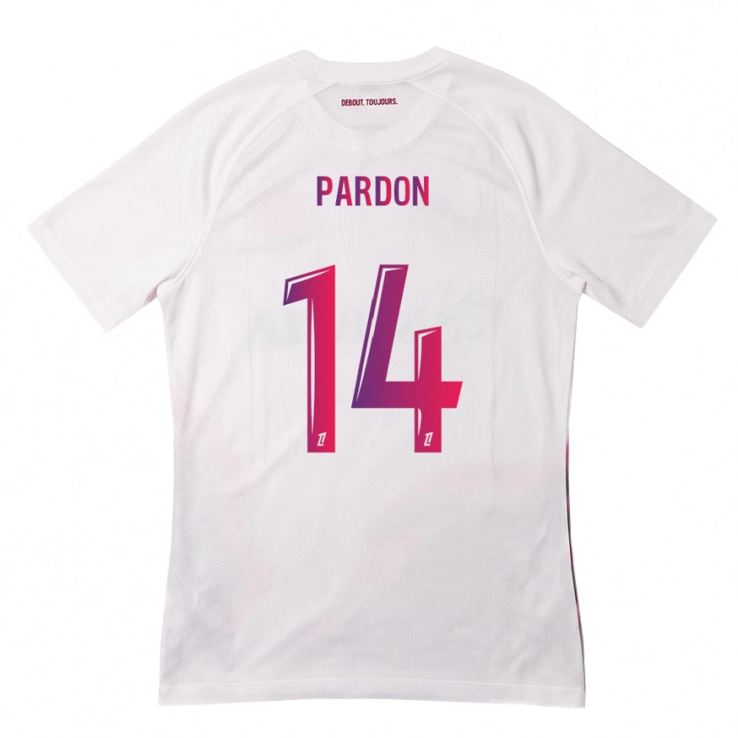 Danxen Heren Pauline Pardon #14 Wit Roze Paars Uitshirt Uittenue 2026/27 T-Shirt