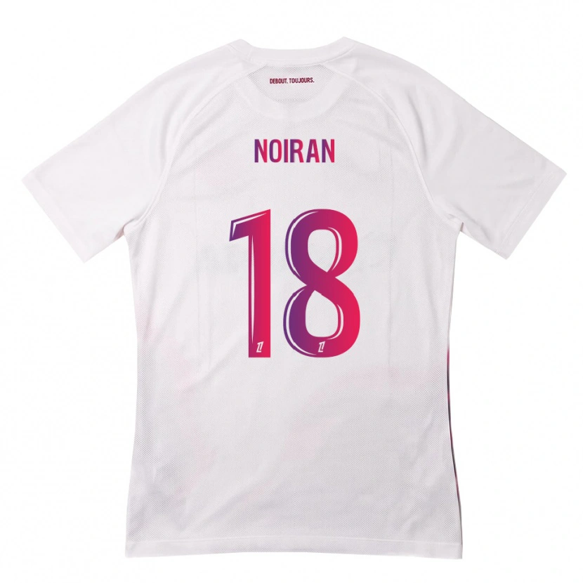 Danxen Heren Clara Noiran #18 Wit Roze Paars Uitshirt Uittenue 2026/27 T-Shirt