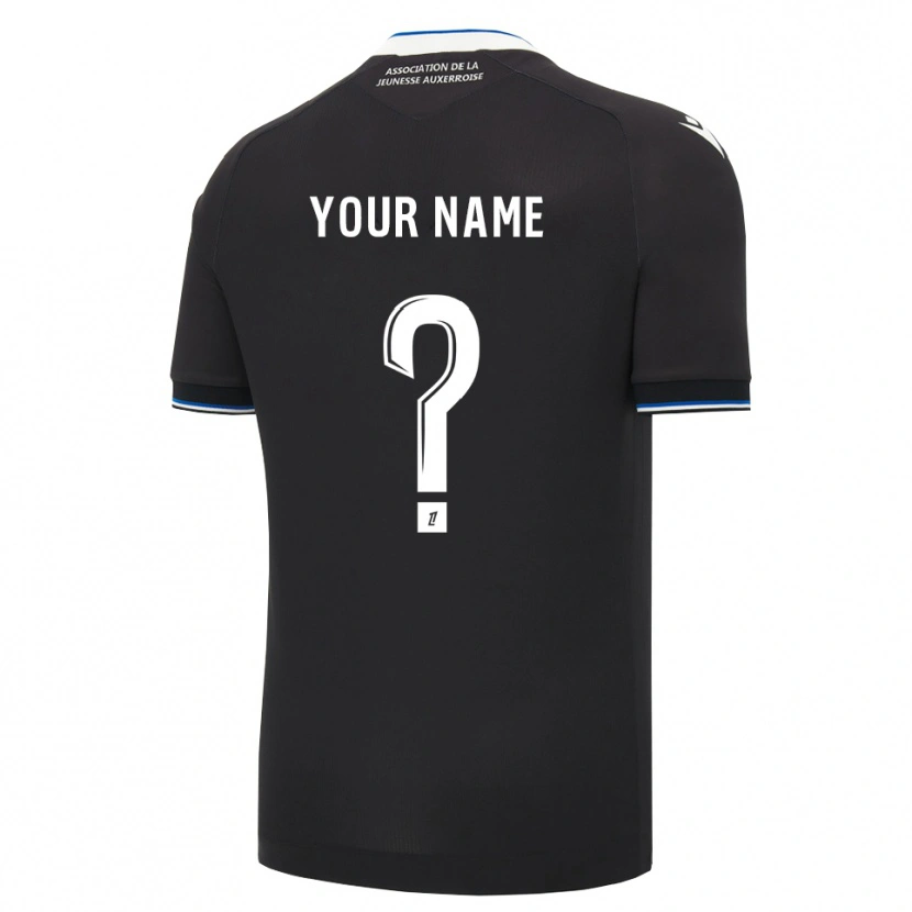 Danxen Heren Uw Naam #0 Zwart Blauw Wit Uitshirt Uittenue 2026/27 T-Shirt