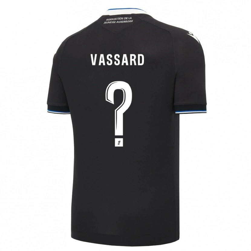 Danxen Heren Pauline Vassard #0 Zwart Blauw Wit Uitshirt Uittenue 2026/27 T-Shirt