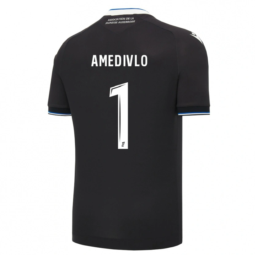 Danxen Heren Rayann Amedivlo #1 Zwart Blauw Wit Uitshirt Uittenue 2026/27 T-Shirt