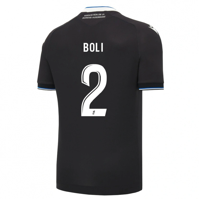 Danxen Heren Franck Boli #2 Zwart Blauw Wit Uitshirt Uittenue 2026/27 T-Shirt