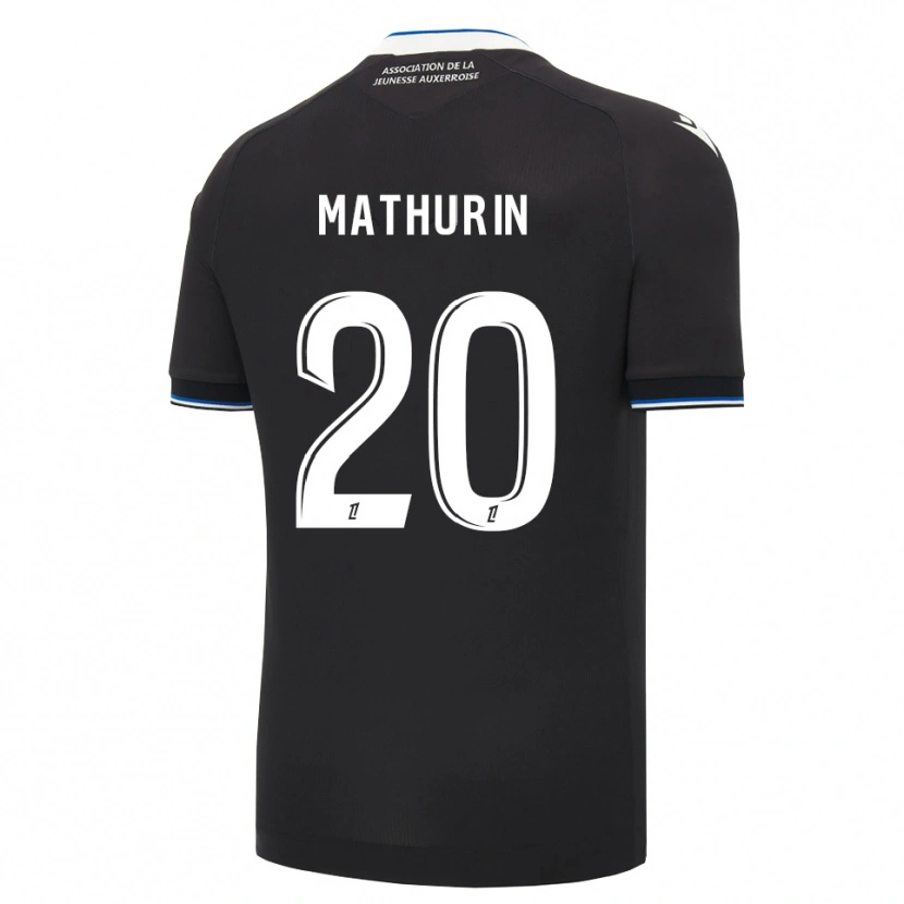 Danxen Heren Anis Mathurin #20 Zwart Blauw Wit Uitshirt Uittenue 2026/27 T-Shirt