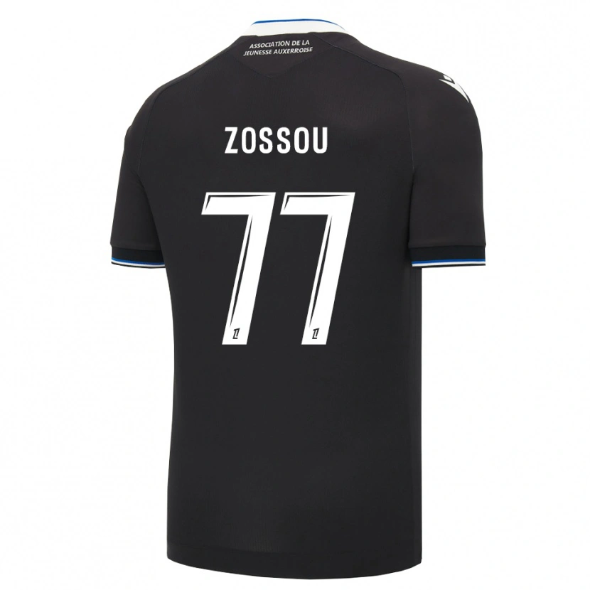 Danxen Heren Aristide Zossou #77 Zwart Blauw Wit Uitshirt Uittenue 2026/27 T-Shirt