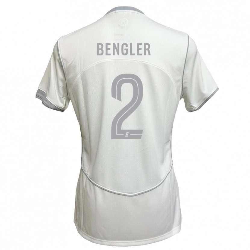 Danxen Heren Randy Bengler #2 Wit Grijs Uitshirt Uittenue 2026/27 T-Shirt